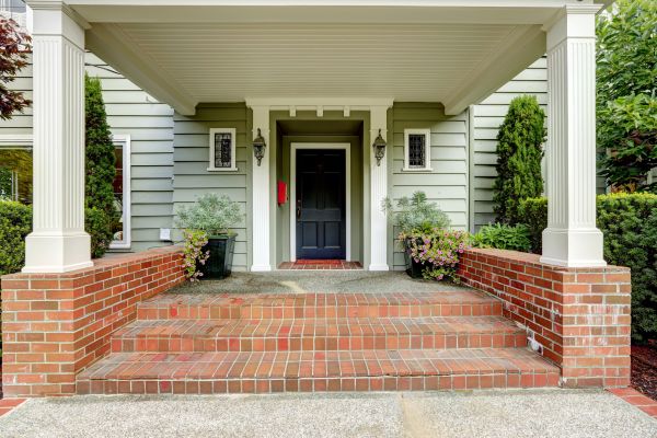 Front Porch Masonry Repair in Farmington
