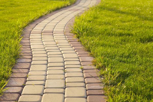 Sidewalk Brick Repair in Farmington