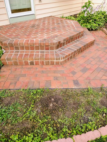 Brick Stoop Repair in Farmington
